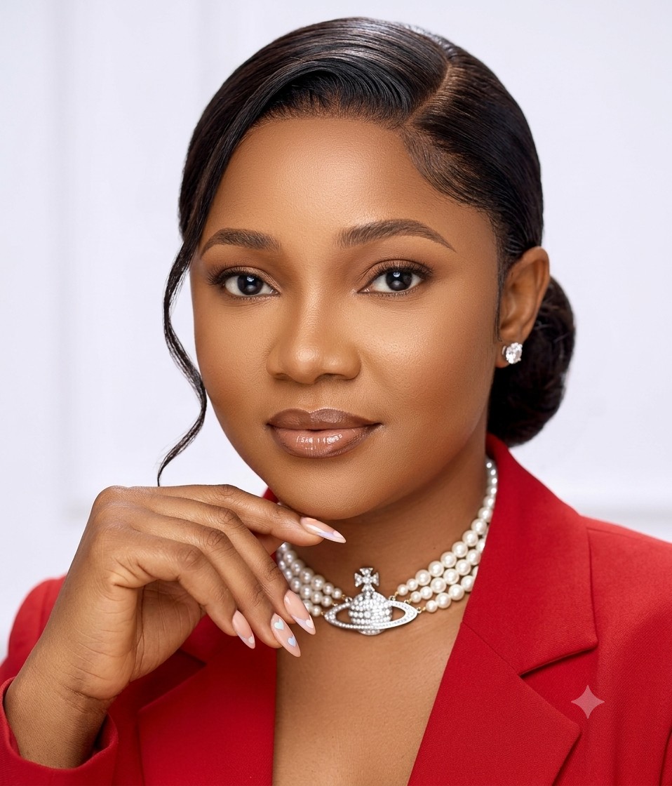 Grace Idachaba, Founder and Workflow Consultant at SmartWorkflow360, posing confidently in corporate attire